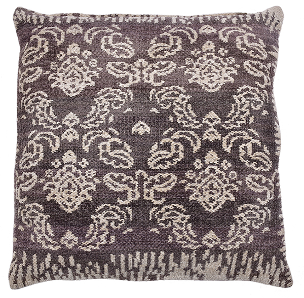 Oriental jacquard Paisley cushion1