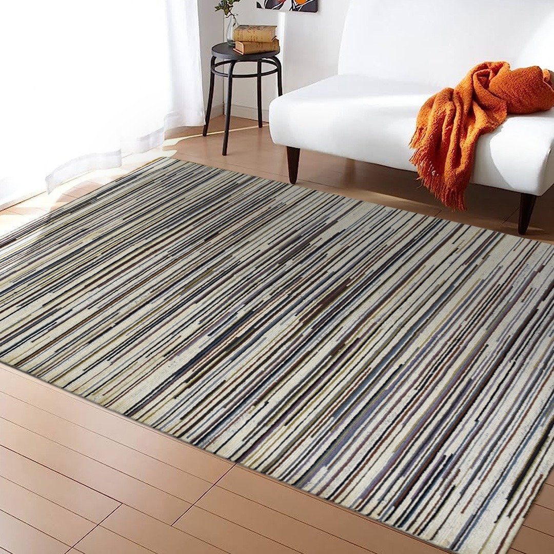 Stripes Woven Multi Color Rug